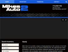 Tablet Screenshot of mikesauto2you.com